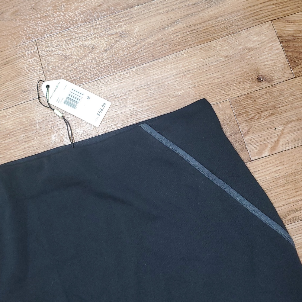 Sophie Max Black Skirt with Gray Details - Picture 5 of 7
